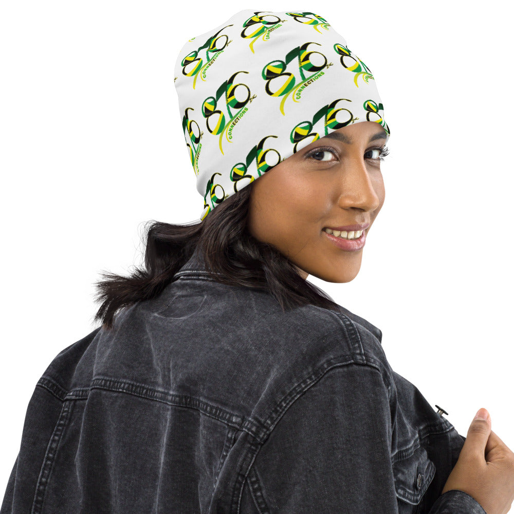 876Connections All-Over Print Beanie 🇯🇲