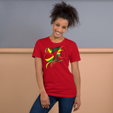 876Connections Lady's Tees (Red,Green & Gold)🇯🇲