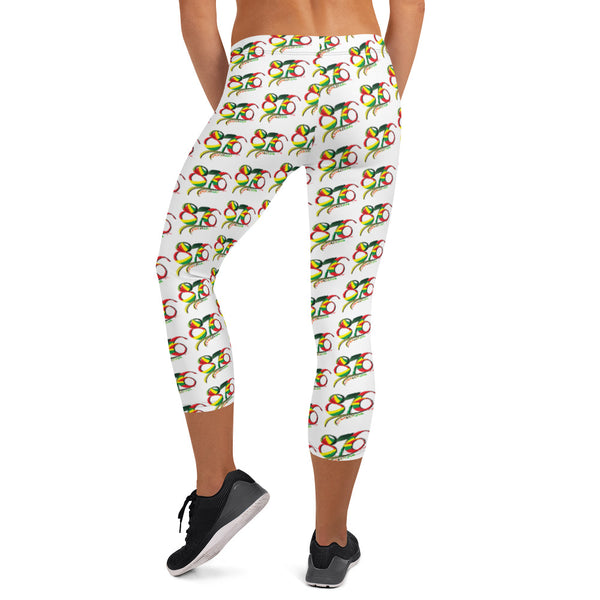 876Connections Capri Leggings (Red Green & Gold)🇯🇲